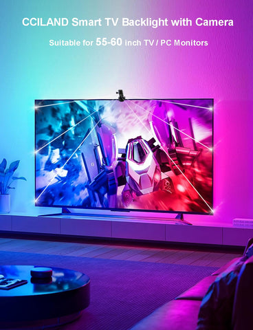 CCILAND built-in RGB chip offers vibrant, multi-zone color options.
