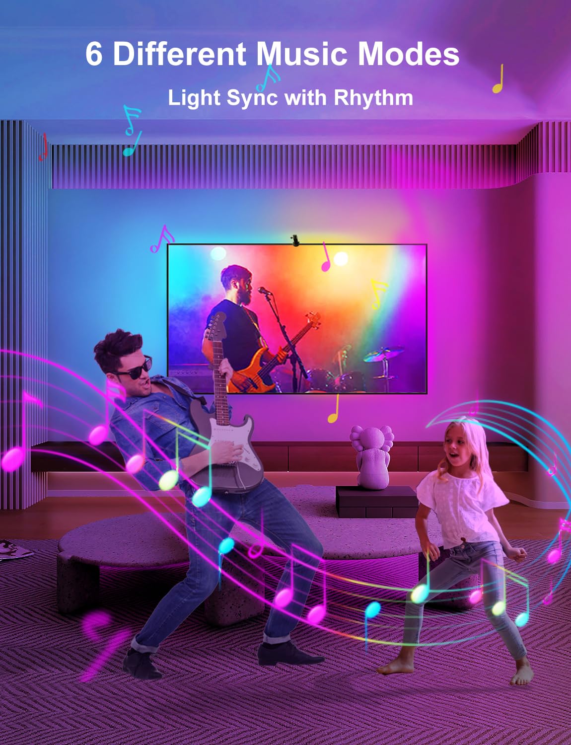 CCILAND smart app control for easy brightness and color customization.