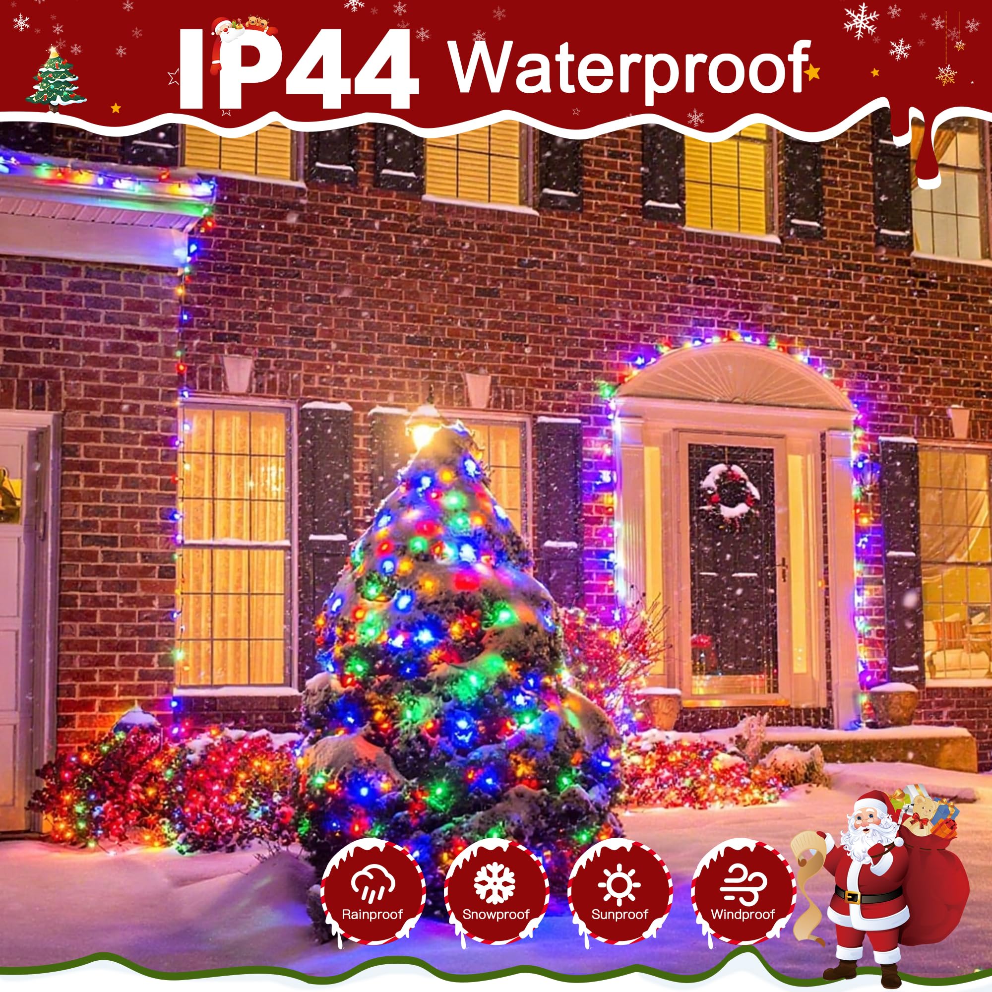 Ccinny durable, cool-to-touch LEDs designed for long holiday use