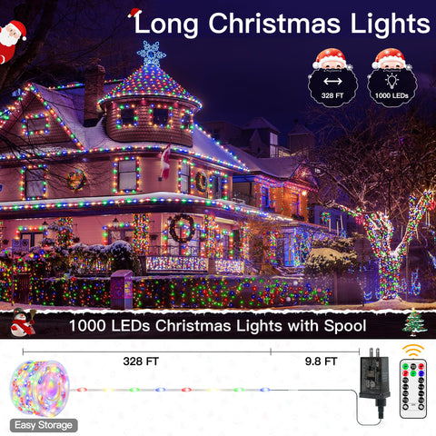 Ccinny remote-controlled lights with pattern options for effortless decorating.