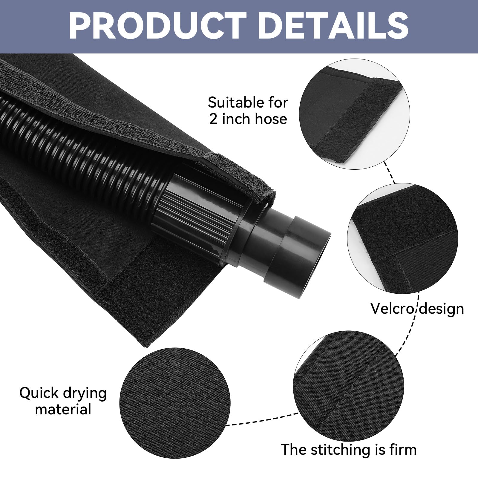 CCTIVED double-stitched seams boost durability during detailing