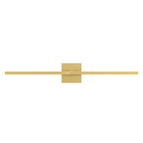 CCYCOL LED vanity light in gold with dimmable brightness control