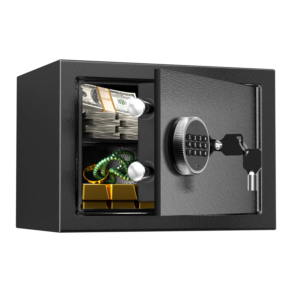 CDC DIGI safe box front view showing sturdy security features