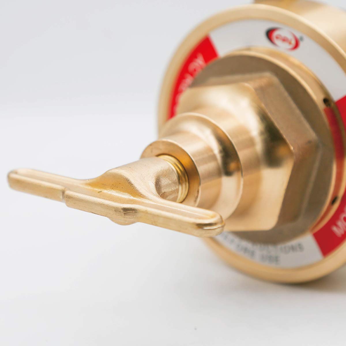 CDL brass-body regulator closeup emphasizes durable, corrosion-resistant construction