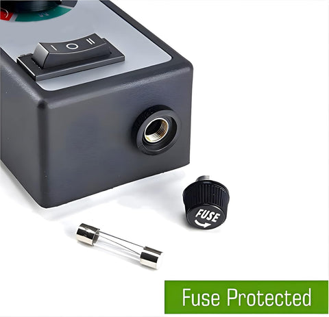 CDMALL AC speed controller with fuse protection feature