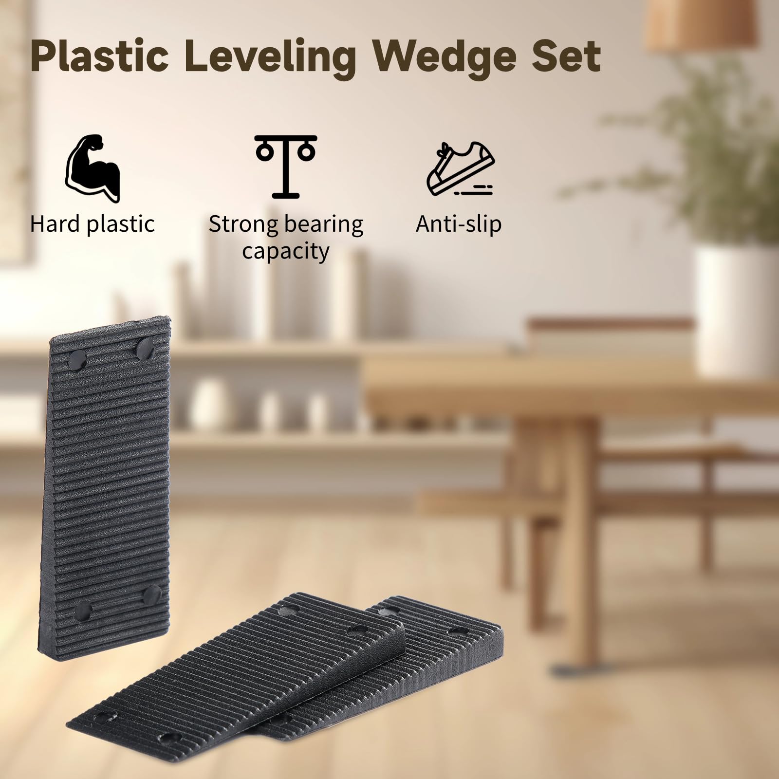 CDOKY serrated anti-slip design prevents shifting during use.