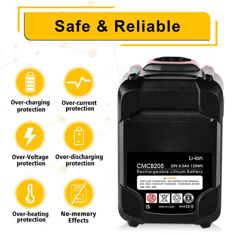 C DSANKE C CMCB204 6000mAh 20V battery on charging dock supports quick swaps.