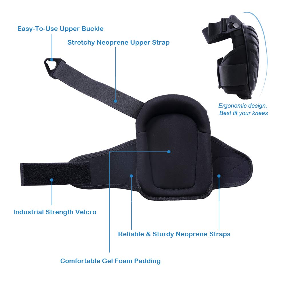 CE' CERDR knee pads offer adjustable fit for personalized comfort and stability
