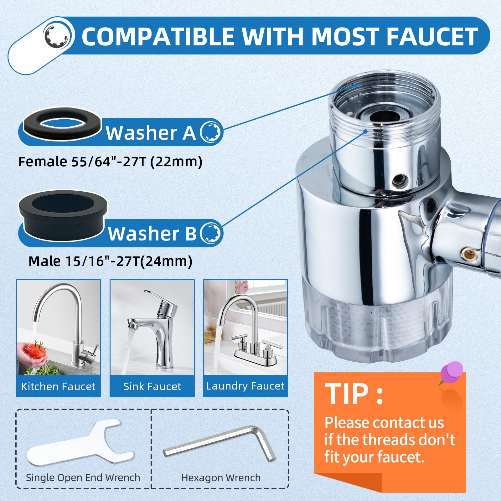 CECEFIN replacement cartridges remove odors and chlorine for cleaner water.