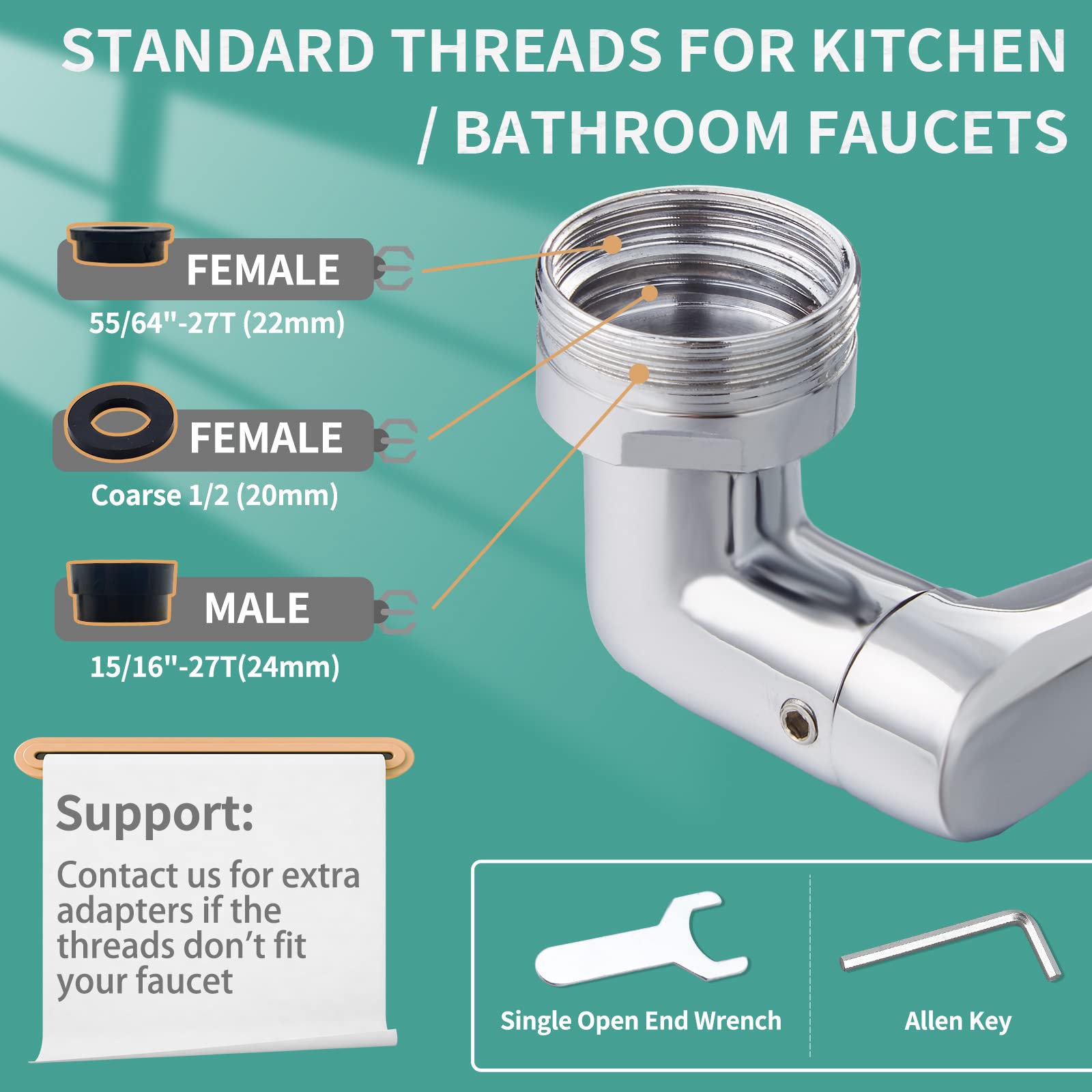 CECEFIN sink extender enhances kitchen and bathroom use for everyday tasks