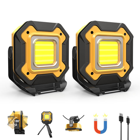 CedarAce LED work light with magnetic base for hands-free repairs.