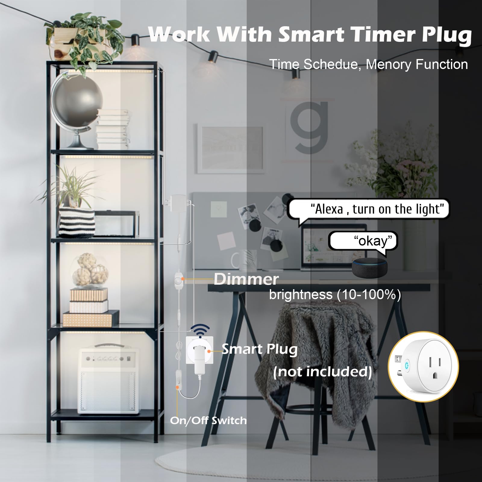 Cefrank closet shelf illumination improves visibility in dim spaces.