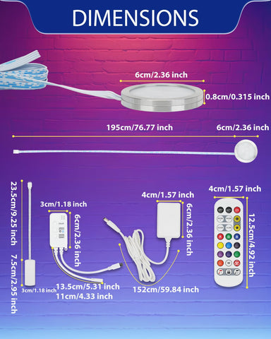 Cefrank ultra slim 3mm profile for easy install