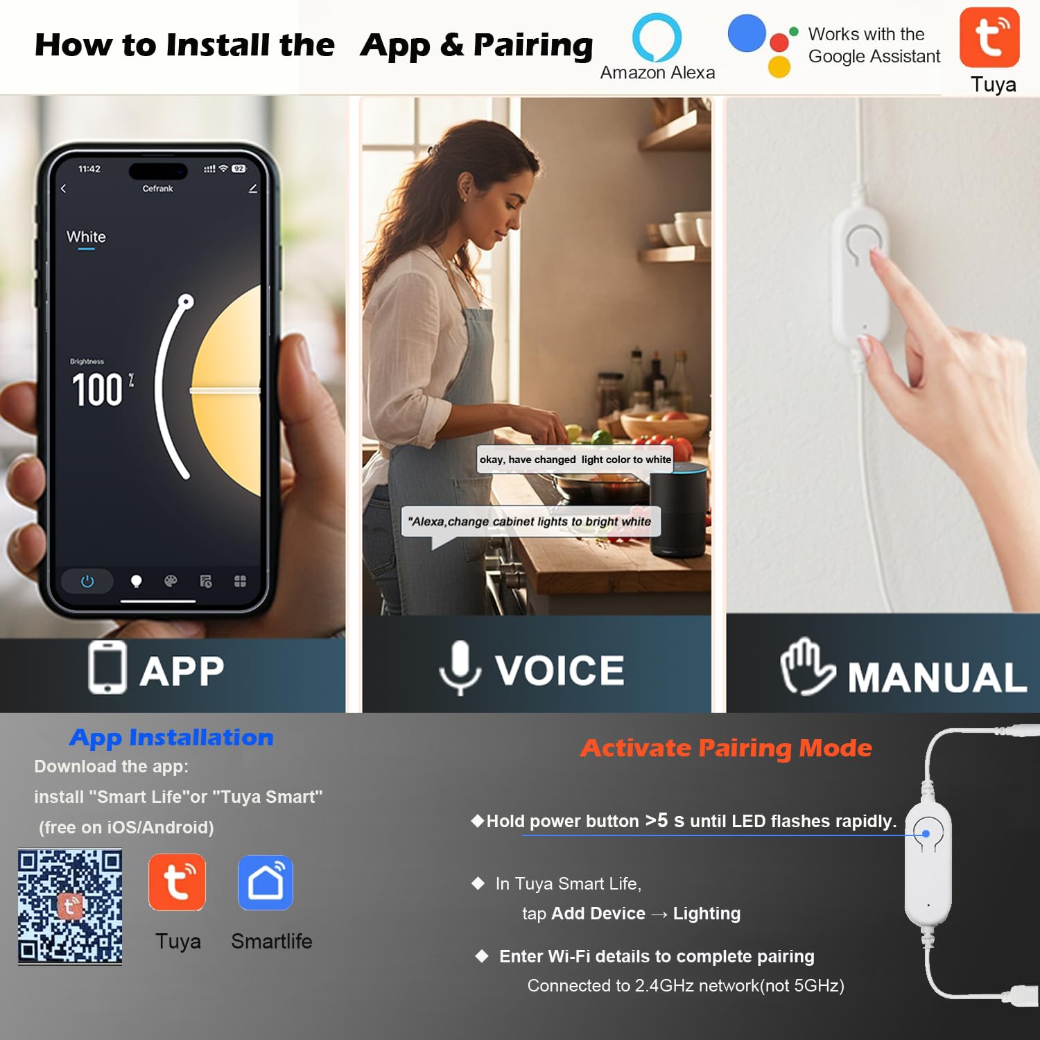 Cefrank color temperature dimming demo from warm to cool task lighting