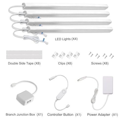 Cefrank included adhesive pads and screws for quick installation