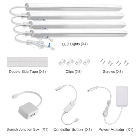 Cefrank included adhesive pads and screws for quick installation