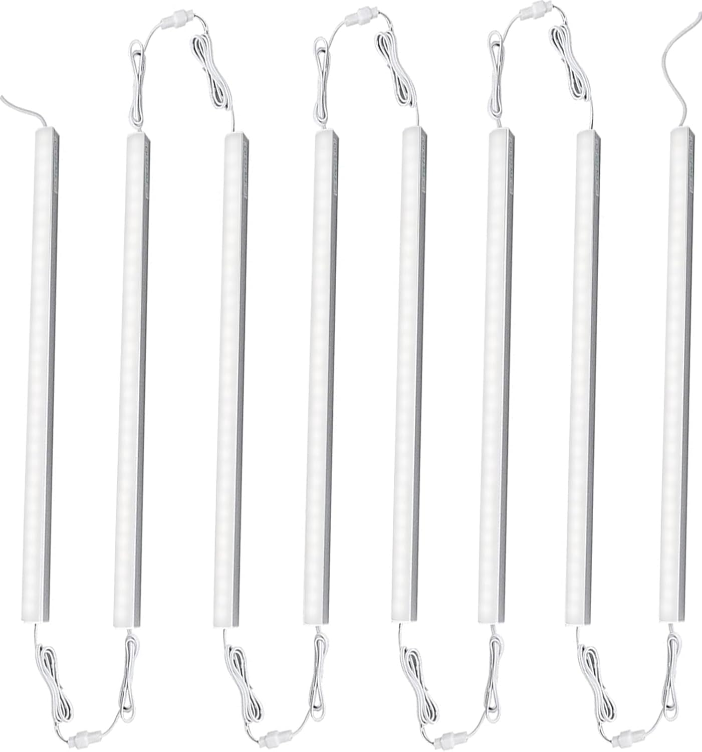 Cefrank under-cabinet lighting 12-inch V-shape LED bar with diffused glow for countertops