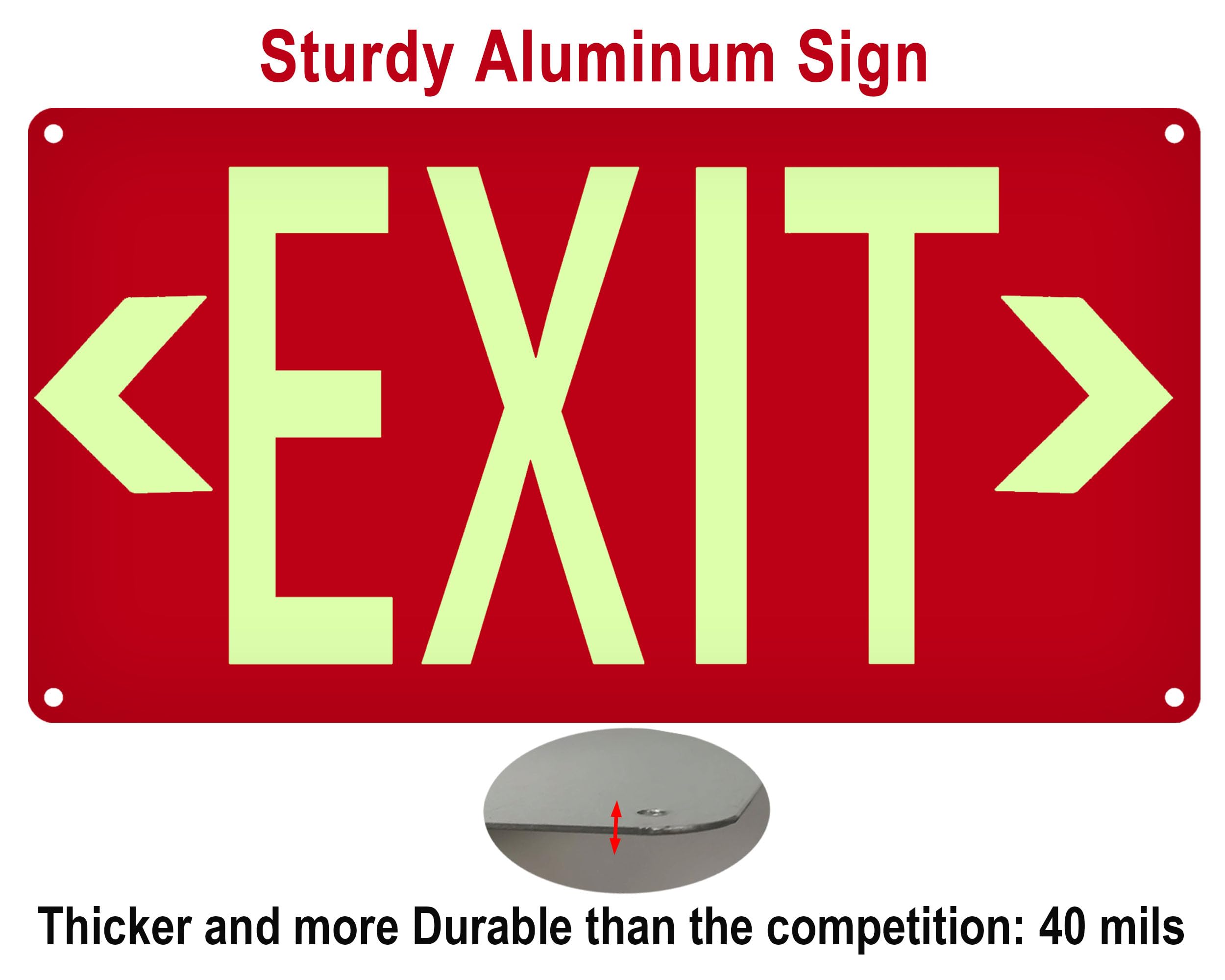 Cefrashi four-pack exit signs provide versatile coverage across spaces.