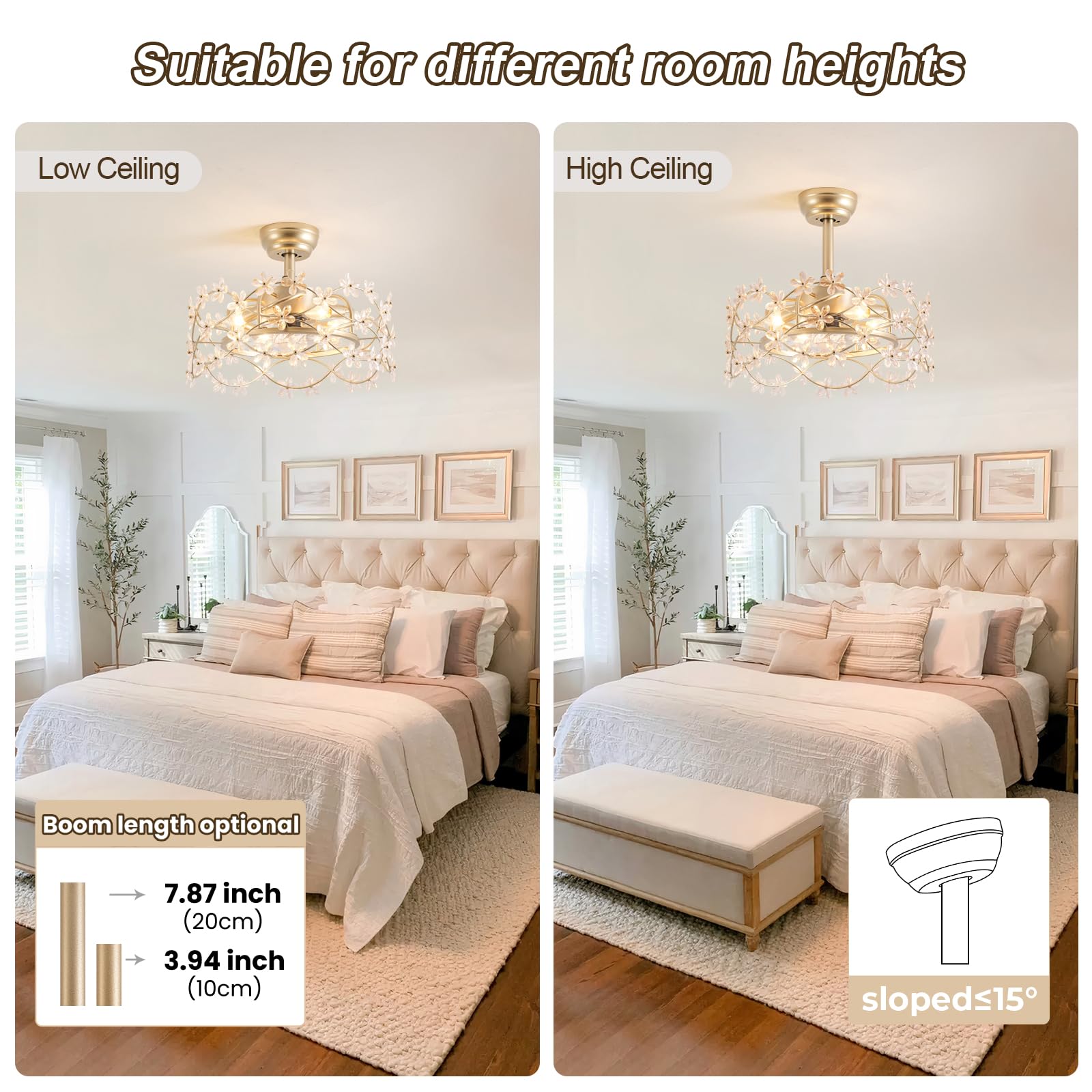 Four E26 compatible bulbs offer customizable color temperature and brightness.