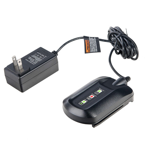 CELL9102 WA3742 charger front view designed for portable 20V battery charging.