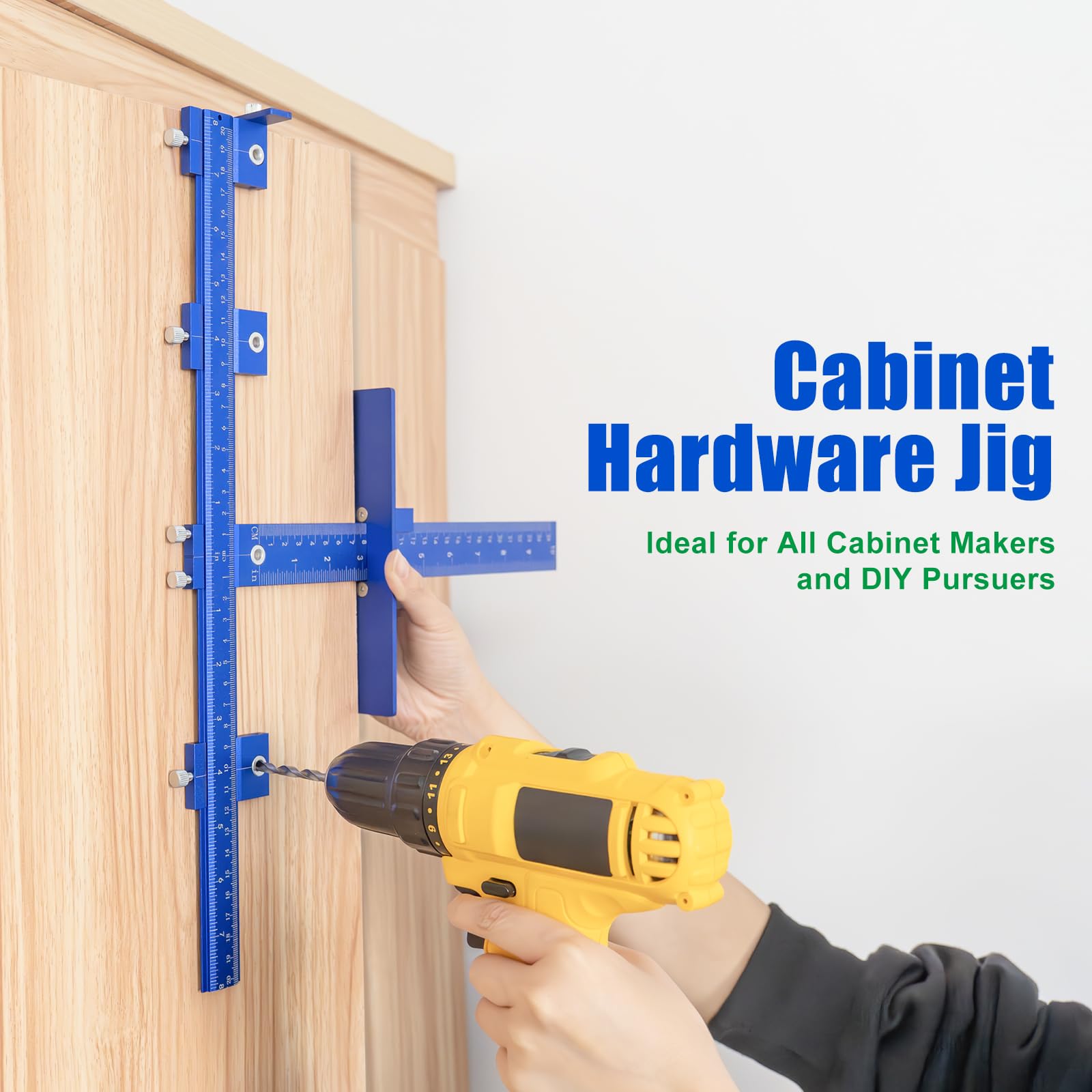 CenfeiTooL jig aiding drawer and door installation with precise hole layout
