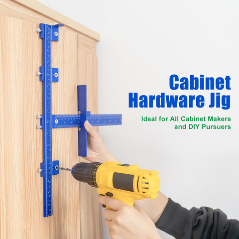 CenfeiTooL jig aiding drawer and door installation with precise hole layout