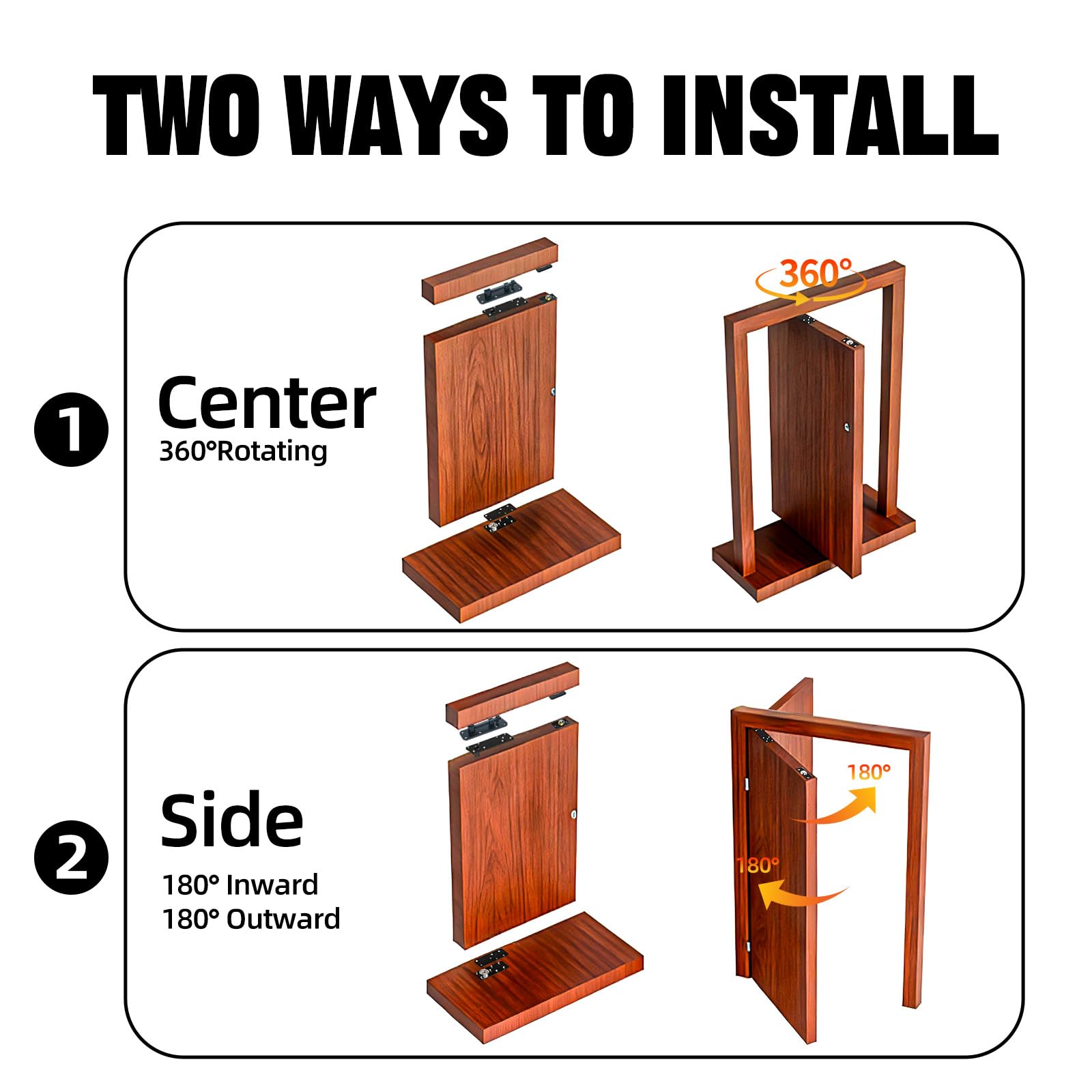 CenfeiTooL Heavy-load capacity ensures stable bookcase doors under full load.