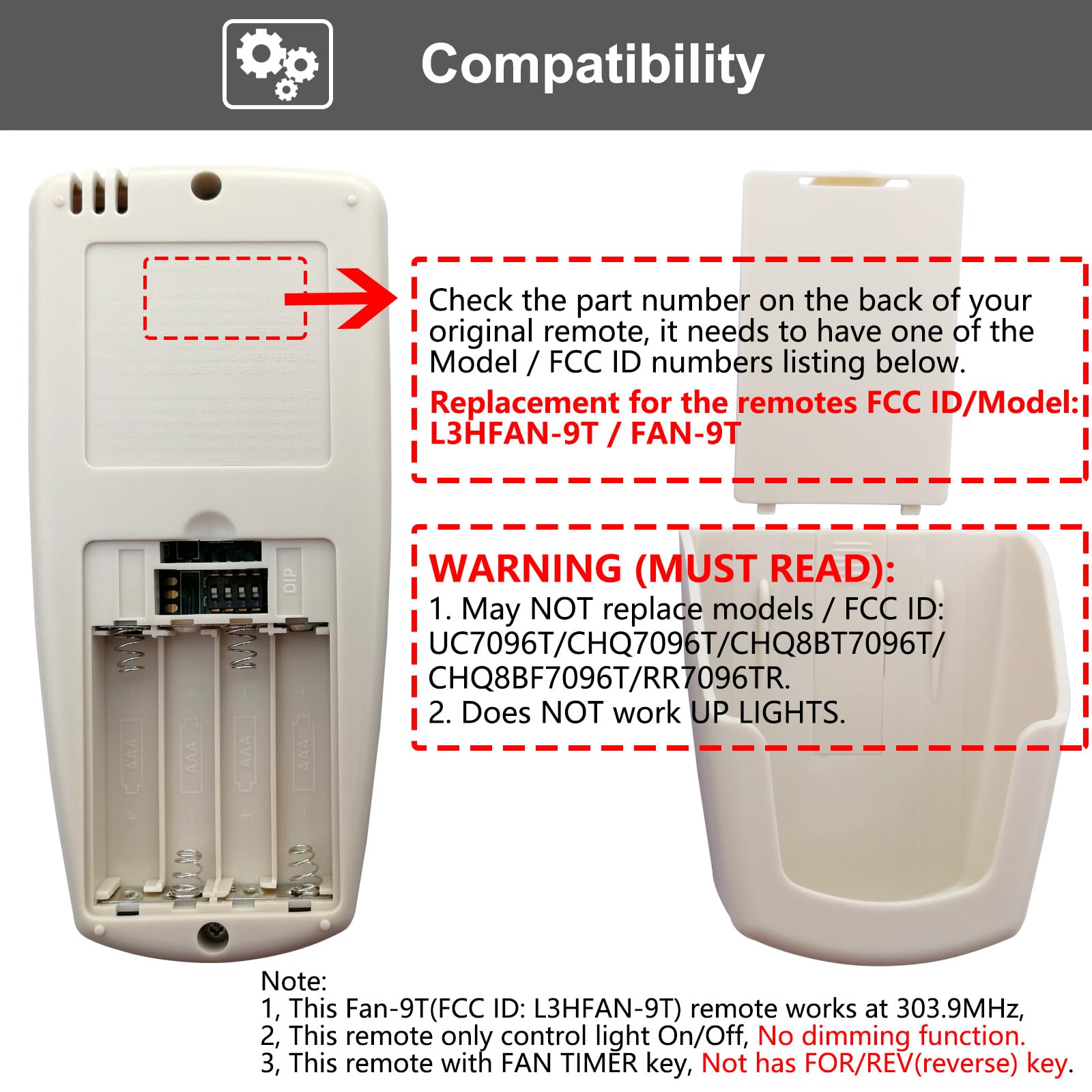 CENMING thermostatic remote LCD panel showing timer and speed options for fine-tuned cooling.