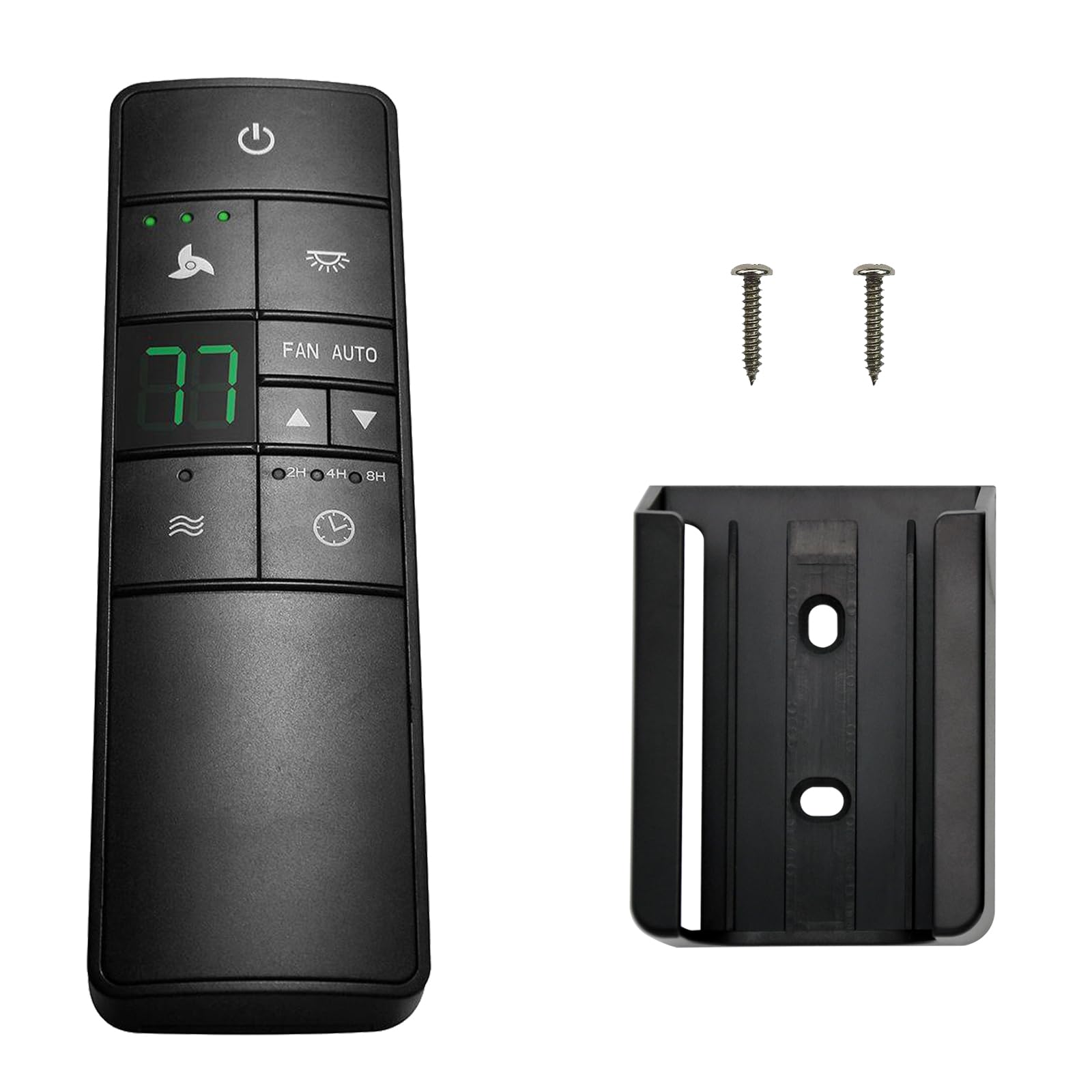 CENMING HD3 remote front view for precise fan and light control.