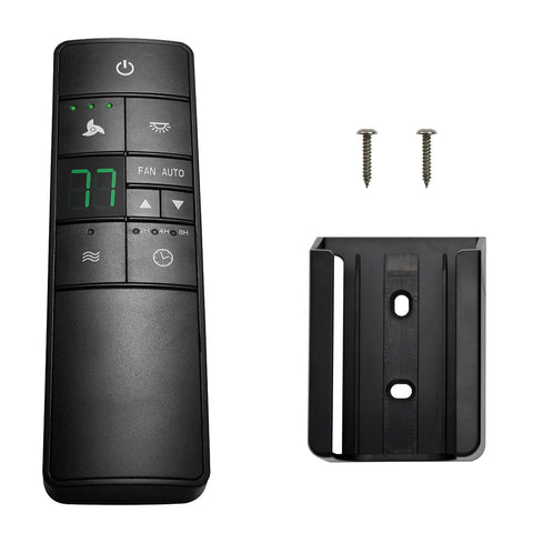 CENMING HD3 remote front view for precise fan and light control.