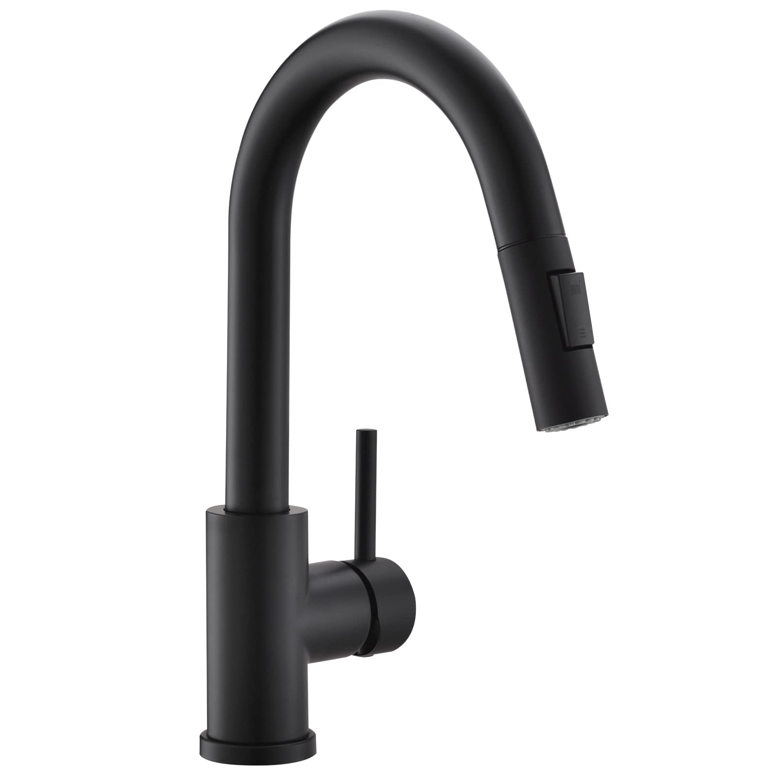 Cenosa modern bar sink faucet, angle view, matte black durable for daily use.