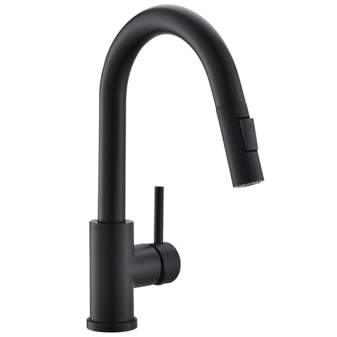 Cenosa modern bar sink faucet, angle view, matte black durable for daily use.