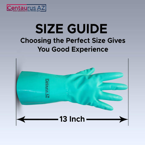 Centaurus AZ Klean Strip gloves-in-use for safe handling during cleaning tasks.