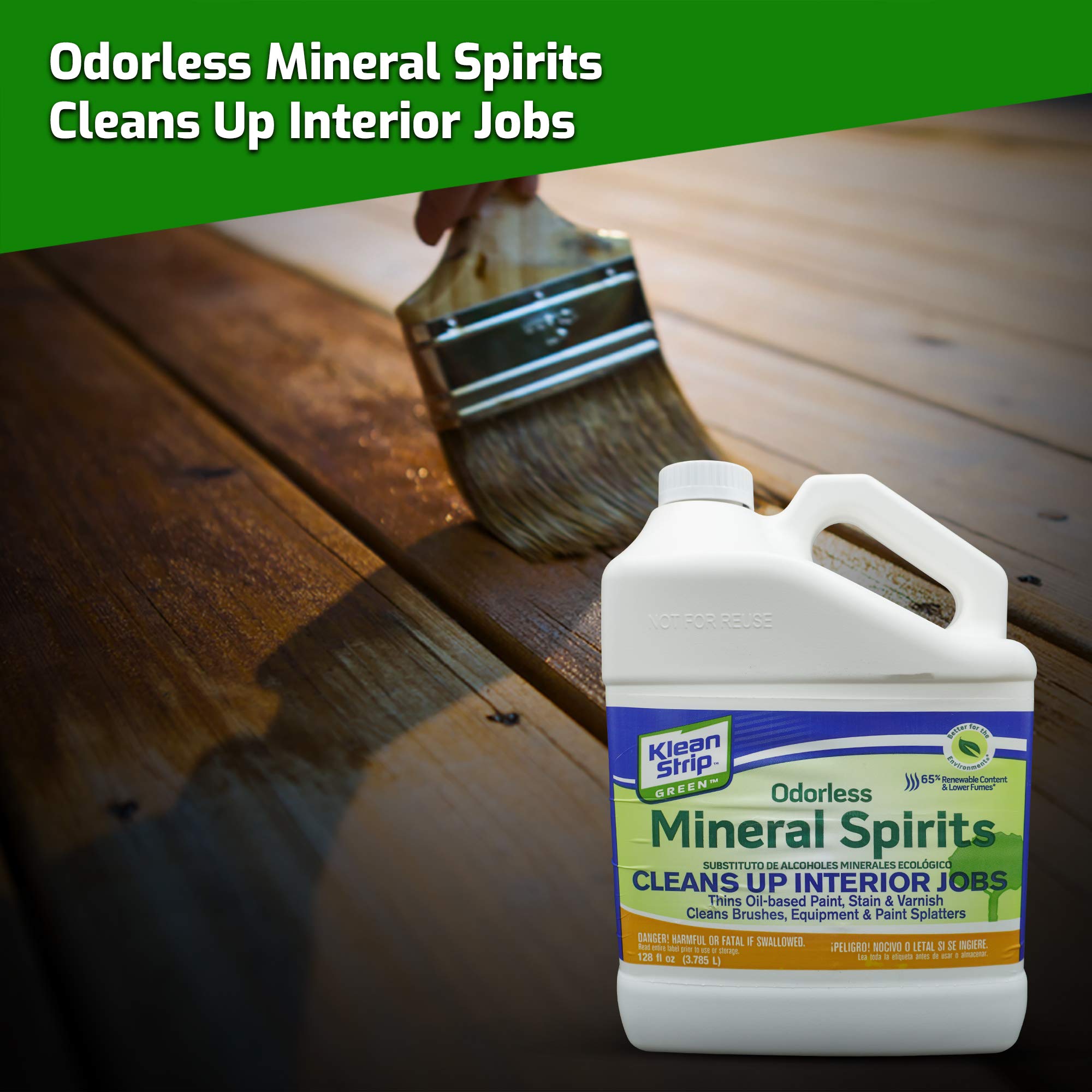 Centaurus AZ Klean Strip removes grease to improve paint adhesion on surfaces.