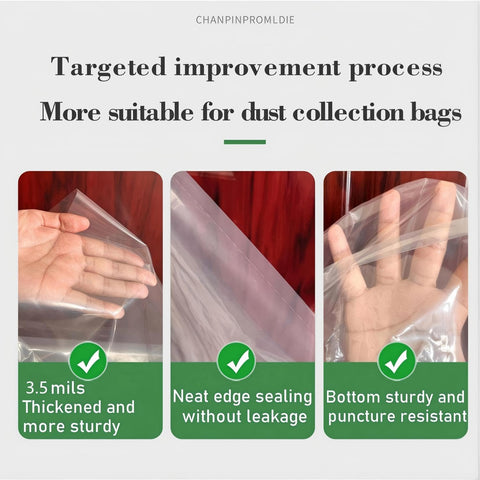 KIKINIKO 19.5-inch diameter bag for Central Machinery dust collectors.