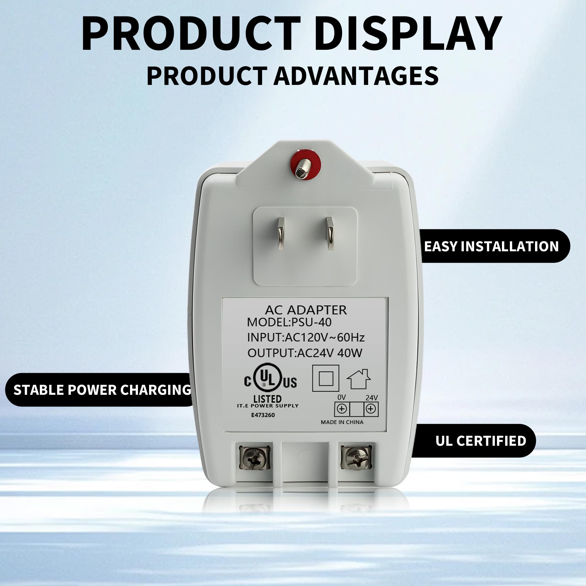 Screw terminals simplify quick wiring and secure connections