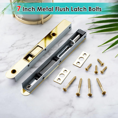 Ceoighe concealed-lever style flush bolt adds modern door appeal