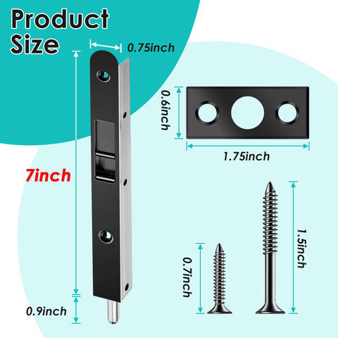 Ceoighe modern concealed flush bolt design adds an elegant look to doors.