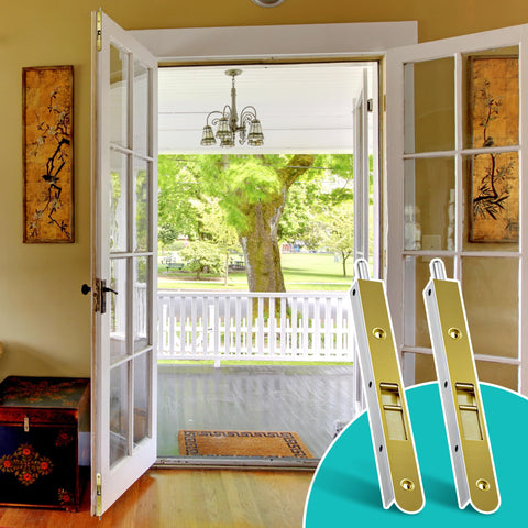 Ceoighe copper-plated lock accentuates decor while enhancing security