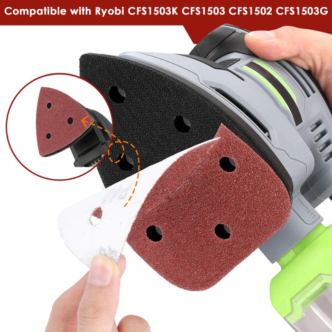 Ceoighe 120 grit pad for fine shaping on wood and metal