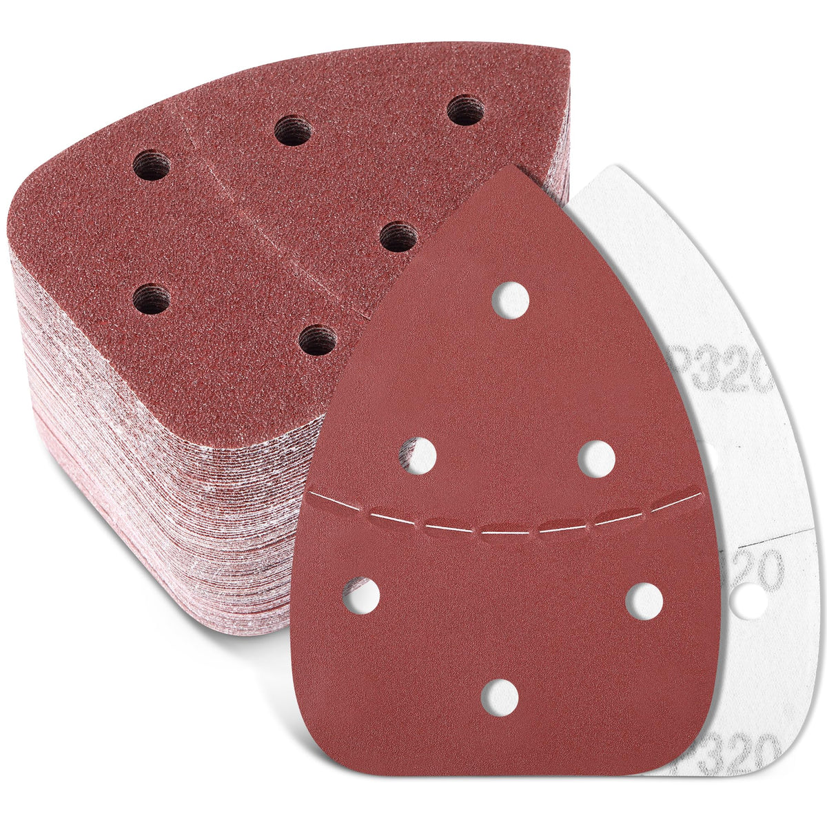 Ceoighe mouse sander pad 40 grit for rough material removal