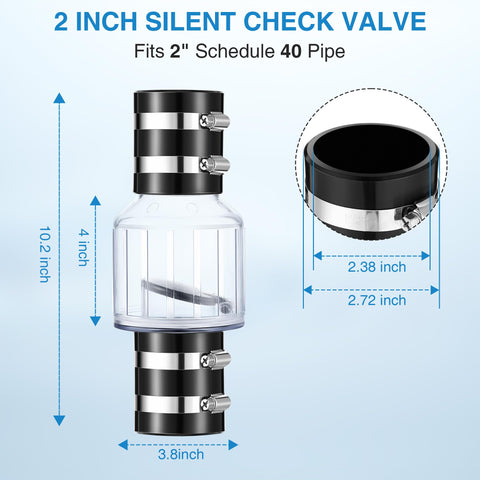 Ceoighe spring-loaded flapper valve reduces water hammer for smoother operation