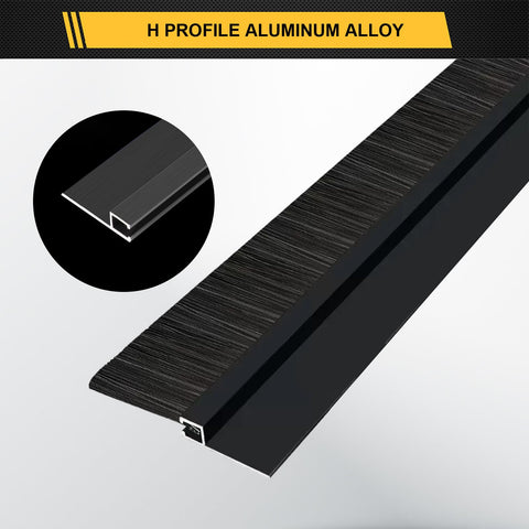 Cepia compatible with wood, foam, and garage doors for versatile sealing