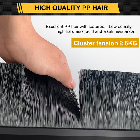 Cepia premium PP bristles close-up reveals dense sealing surface
