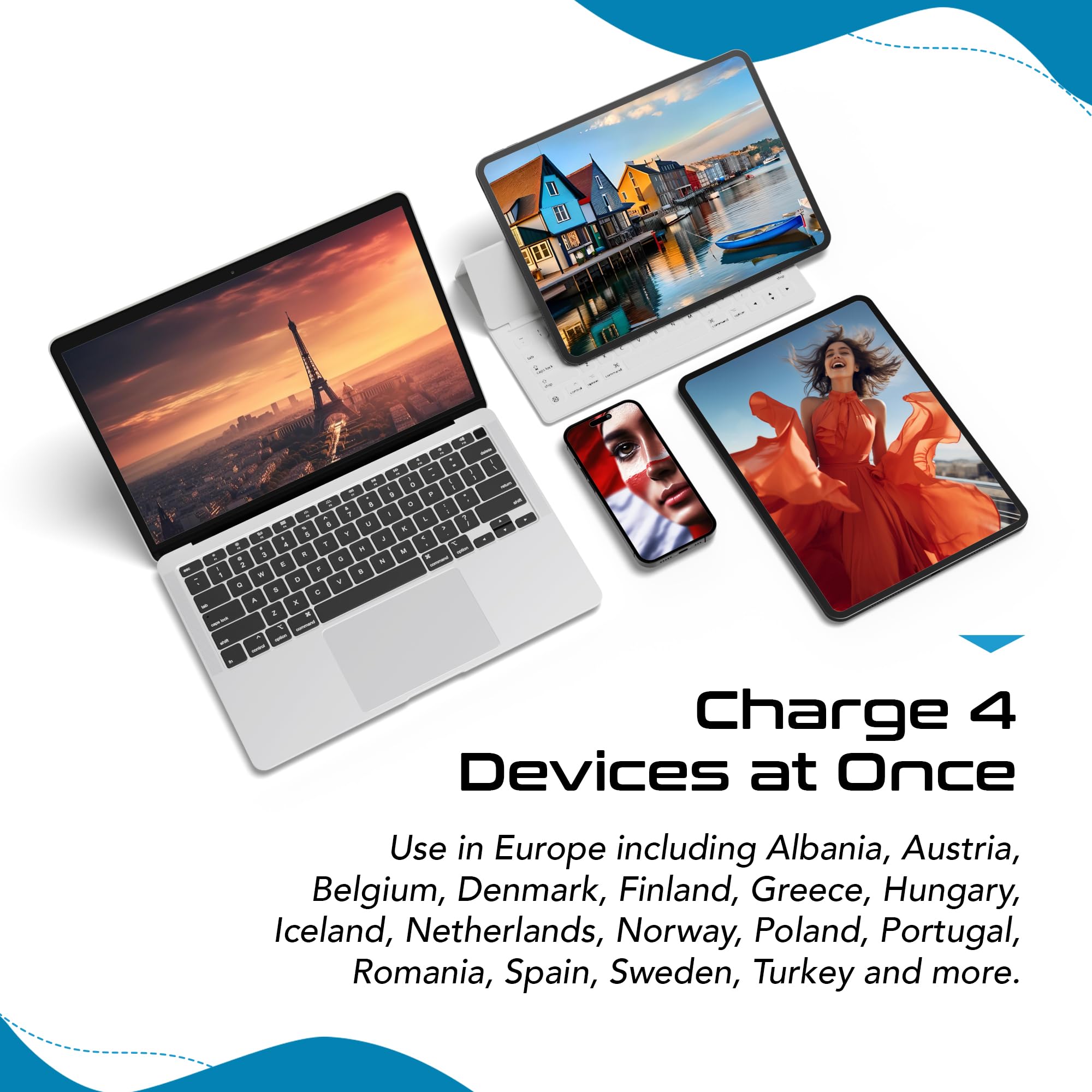 Ceptics attachments include Type G and other variants for expanded use.