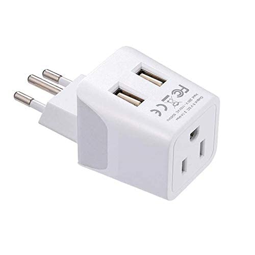 Ceptics Brazil travel plug set ultra-compact size fits in carry-on pocket.