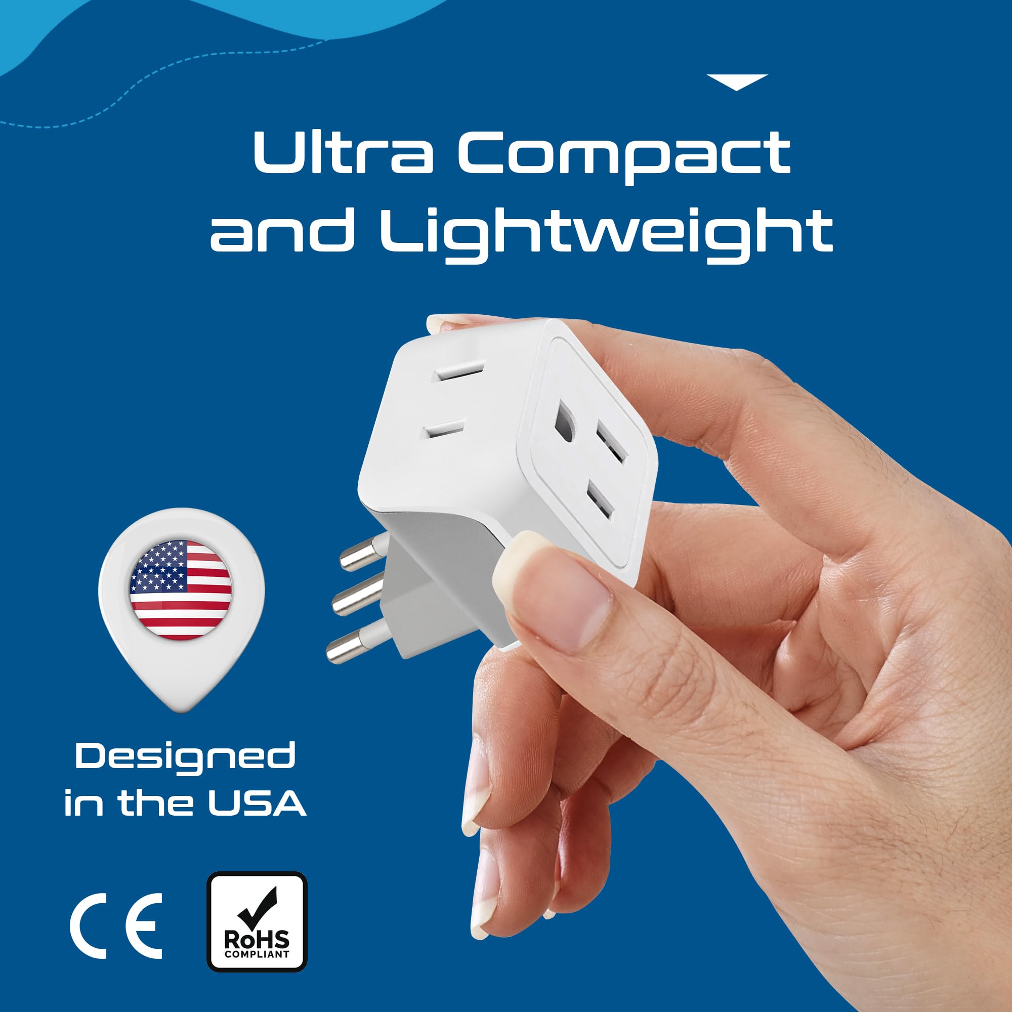 Ceptics CT-EU-4SET is not a voltage converter; check device voltage