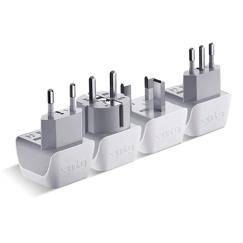 Ceptics CT-EU-4SET packaging shows adapters for European travel
