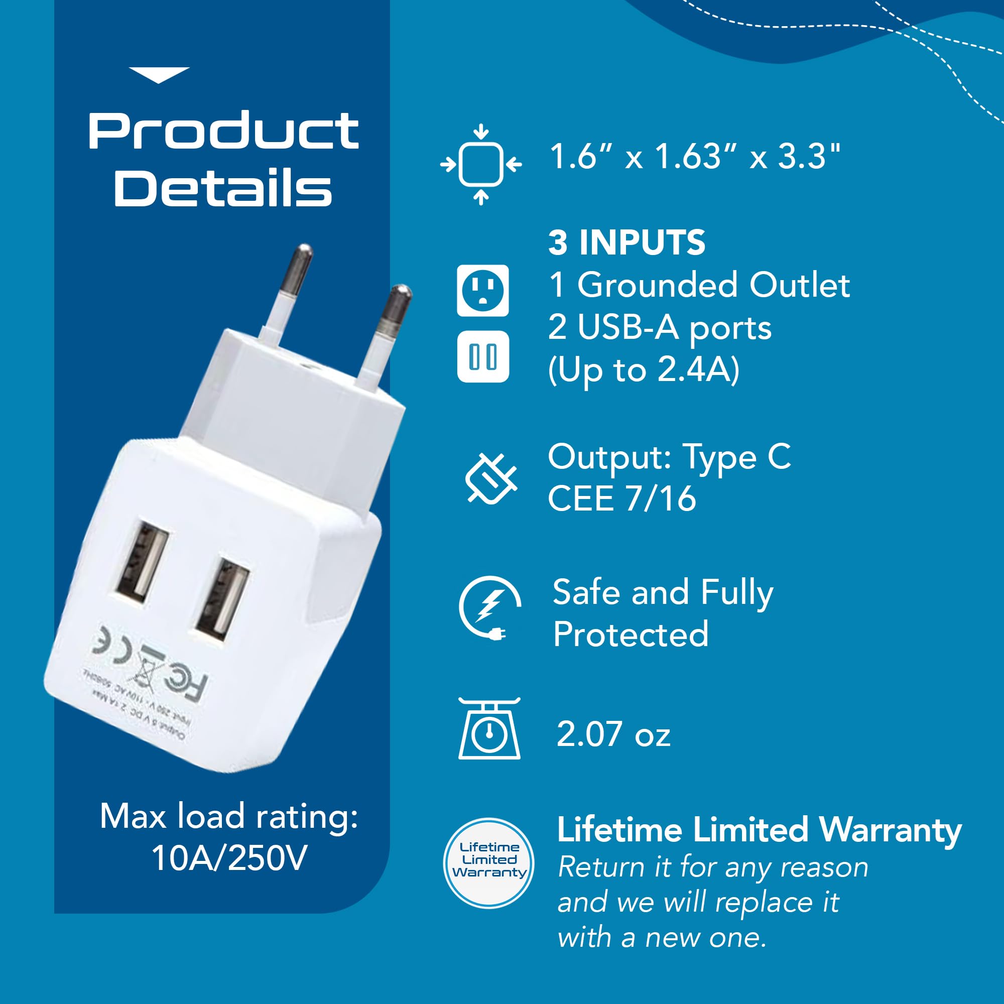 Ceptics grounded safe design adds confidence during travel.