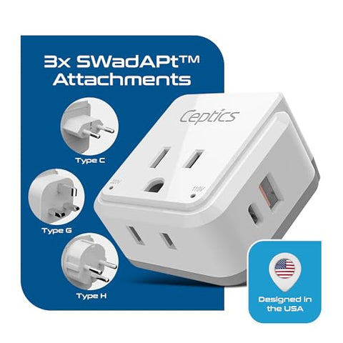 Ceptics voltage indicator feature showing live voltage status